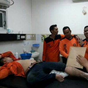 Padamkan Api Komandan Pekalongan Rescue Terluka
