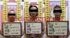 Meresahkam Warga 3 Pelaku Perjudian Ditangkap