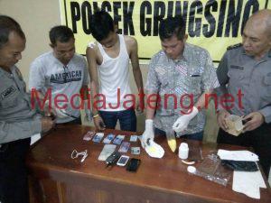Bawa Ribuan Pil Dextro Pemuda Asal Subah Dibekuk Polsek Gringsing