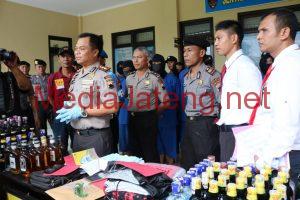 Polres Brebes Gelar Ekspose Kasus Kejahatan, 21 Tersangka Ditangkap