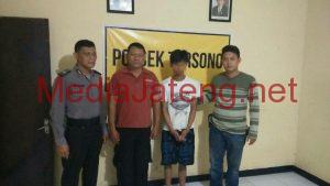 Curi Motor tetangga Ditangkap Polsek Tersono