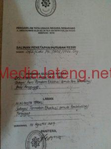 PTUN Tetap Perintahkan Walikota Tegal Untuk Laksanakan Putusan