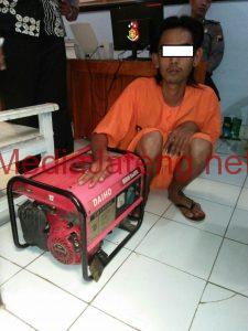 Pencuri Genset Dibekuk Unit Reskrim Polsek Bandar