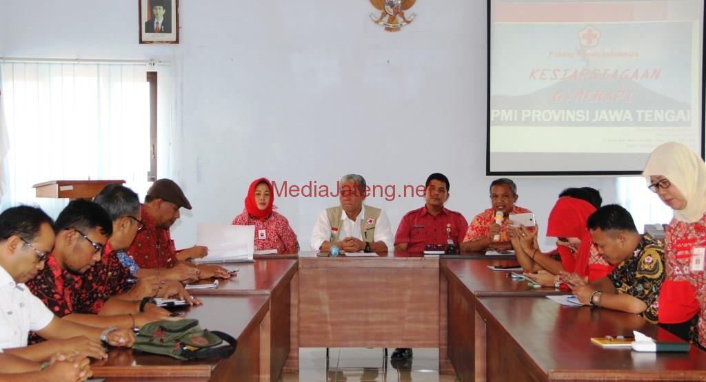 Antisipasi Erupsi Merapi, PMI Jateng Kencangkan Ikat Pinggang