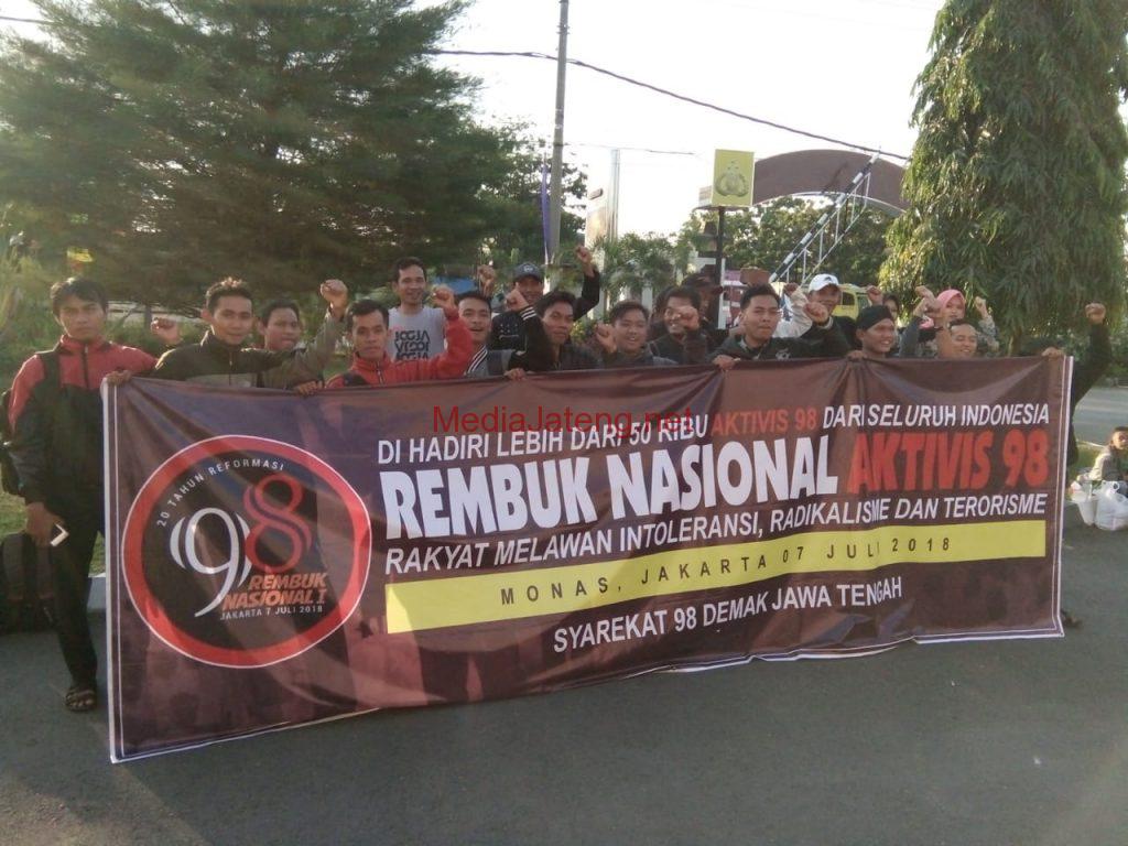 Rembug Nasional, Aktivis Demak Sore Ini Meluncur ke Monas