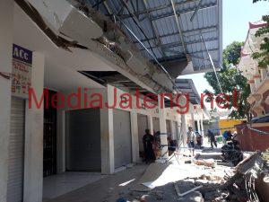 Atap Pasar Tegowanu Roboh 2 Kali