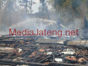 Api Dari Meteran Listrik Hanguskan Rumah, Sardi Selamatkan Sapi