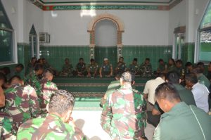 Doa Tahun Baru Personil TNI Demak