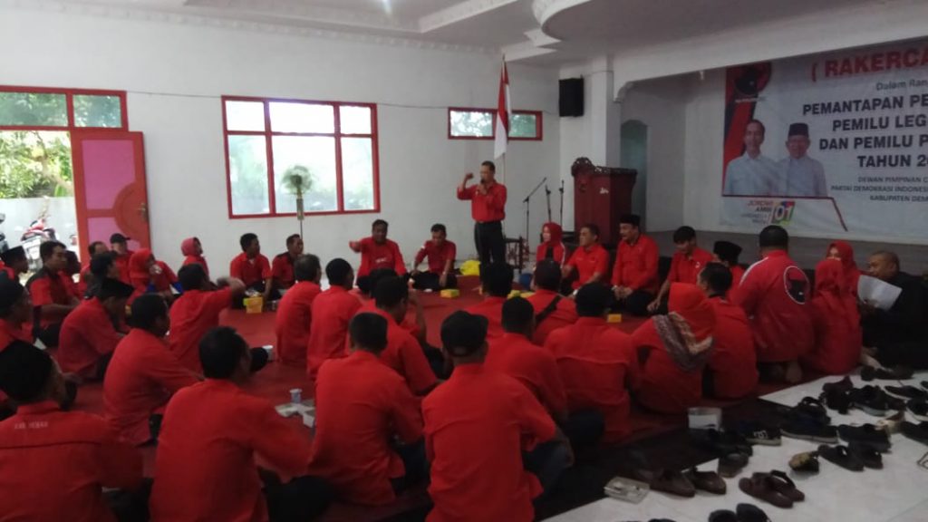 Kekuatan PDI Perjuangan. Mesin Partai PDIP Demak, Terus Bergerak Menangkan Pilpres dan Pileg