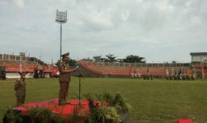 Wagub Pimpin Gelar Pasukan Satpol PP Di Stadion Hogeng