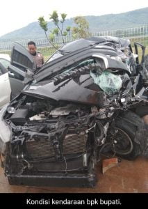 Kecelakakan, Ajudan Meninggal Bupati Masuk ICU