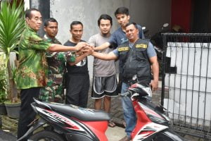 Patroli, Babinsa Temukan Motor Curian