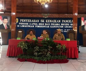 ASN Naik Pangkat, Bupati Minta Kinerja Ikut Ditingkatkan