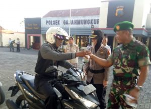 Polsek Gajahmungkur Semarang Gelar Razia di Perbatasan