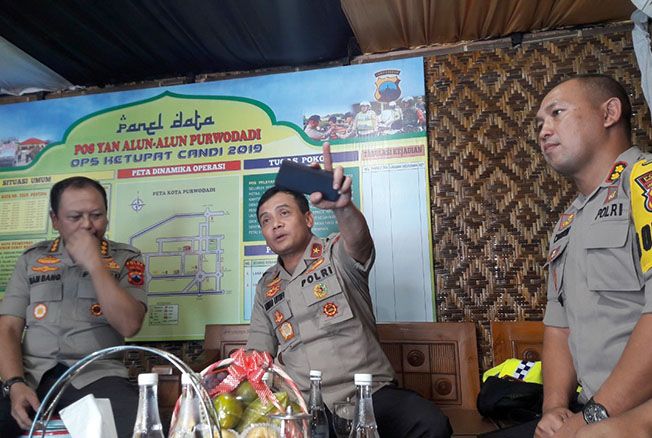 Arus Pemudik Melaui Grobogan Masih Padat