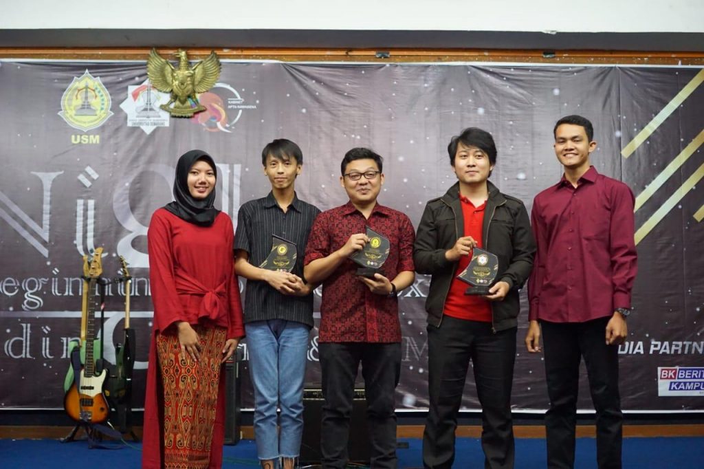 Pacu Mahasiswa Aktif Berkegiatan, BEM USM Gelar Night Awarding 2019