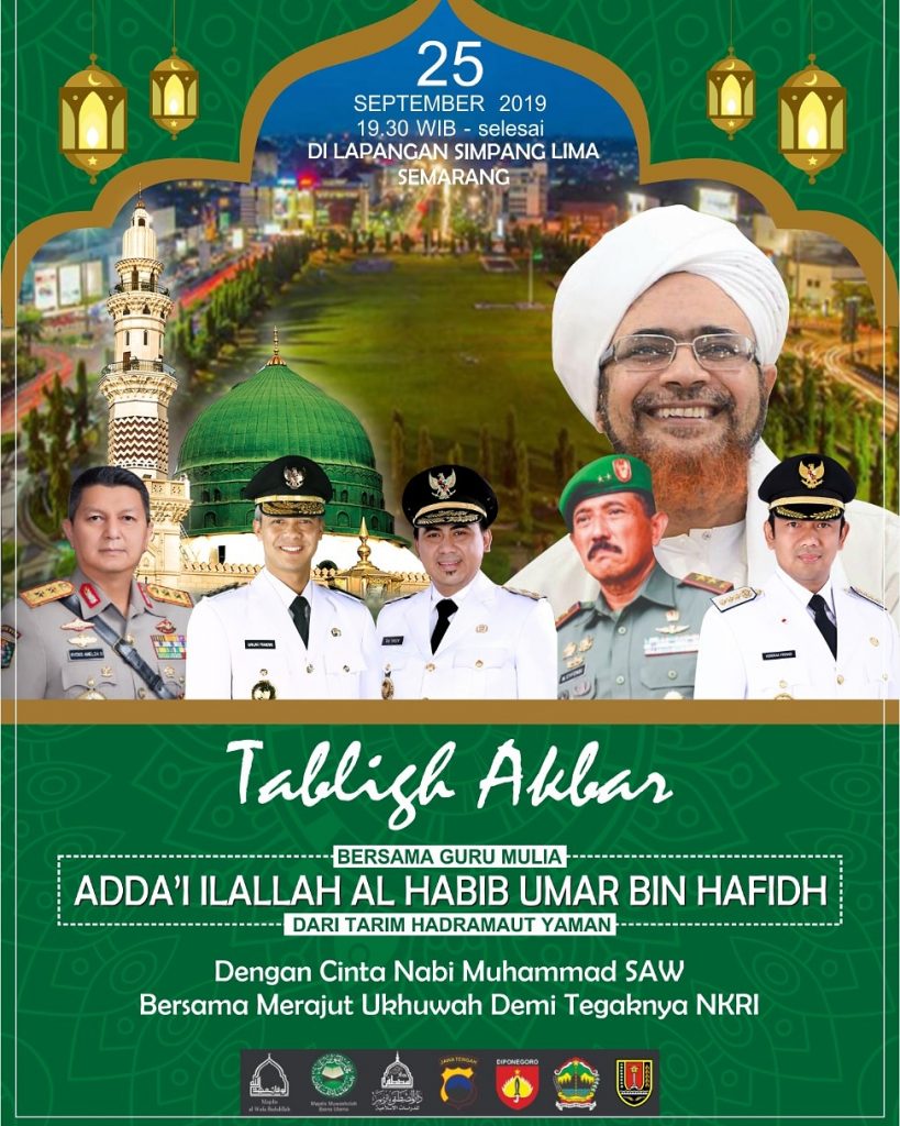Habib Umar bin Hafidh Akan Mengisi Tabligh Akbar Di Semarang