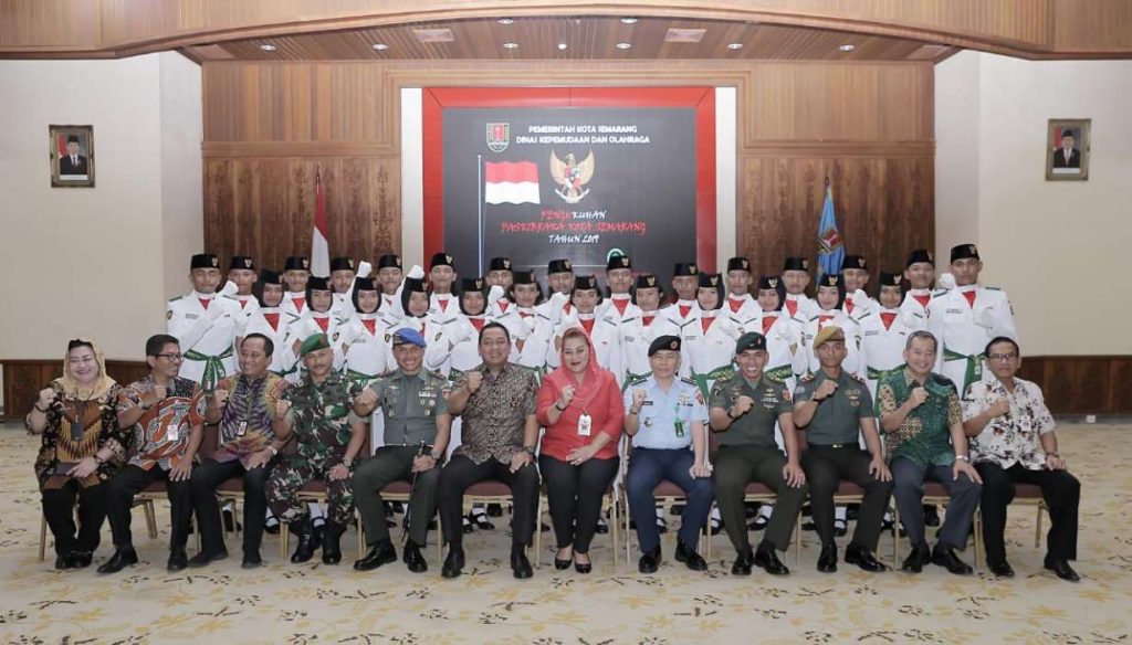 Kukuhkan Pasukan Paskibraka, Begini Pesan Walikota Semarang