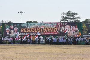 Ribuan Santri Demak Gelorakan Semangat Nasionalisme di HSN Kota Wali