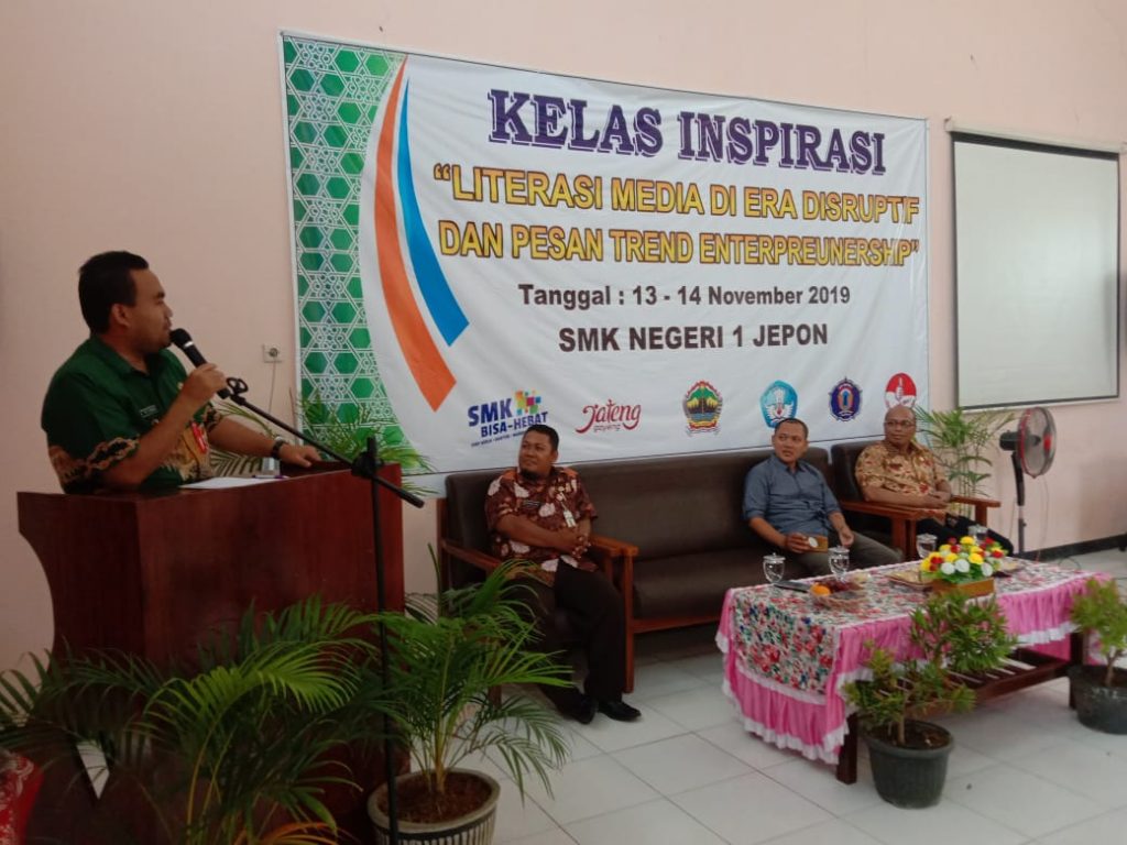 Ke Blora, Koruki Buka Kelas Inspirasi
