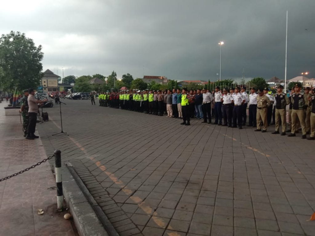 Ribuan Personel Gabungan Siap Amankan Perayaan Tahun Baru di Kota Wali