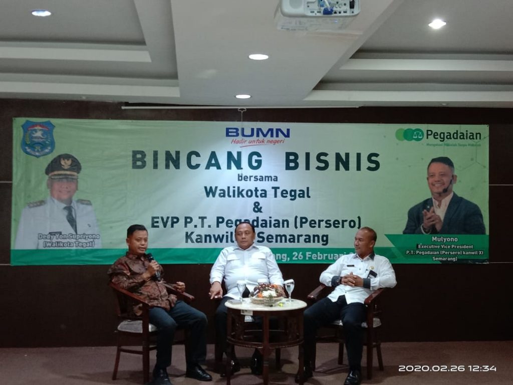 Dikunjungi Wali Kota Tegal, Pegadaian Genjot Penyaluran Kredit Usaha Mikro