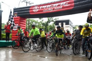 Jaga Kebugaran, Pamen Kodam IV Gowes di Kota Wali