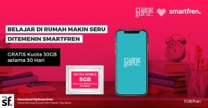 Biar Asyik Belajar Di Rumah, Smartfren Berikan Akses Bebas Kuota Ruangguru