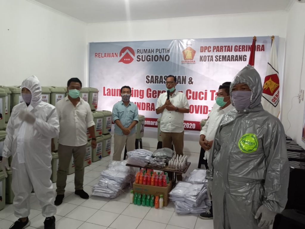 Fraksi Gerindra Kota Semarang Potong Gaji Untuk Bantu Perangi Virus Corona