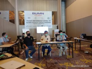 Ikut Partisipasi, Pegadaian Kunjungi Posko Satgas Covid-19 BUMN Jawa Tengah