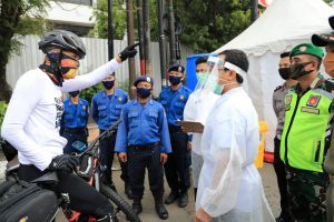 Ikut Kawal Lawan Corona, Gubernur Ngebuburit Keliling Kota Semarang