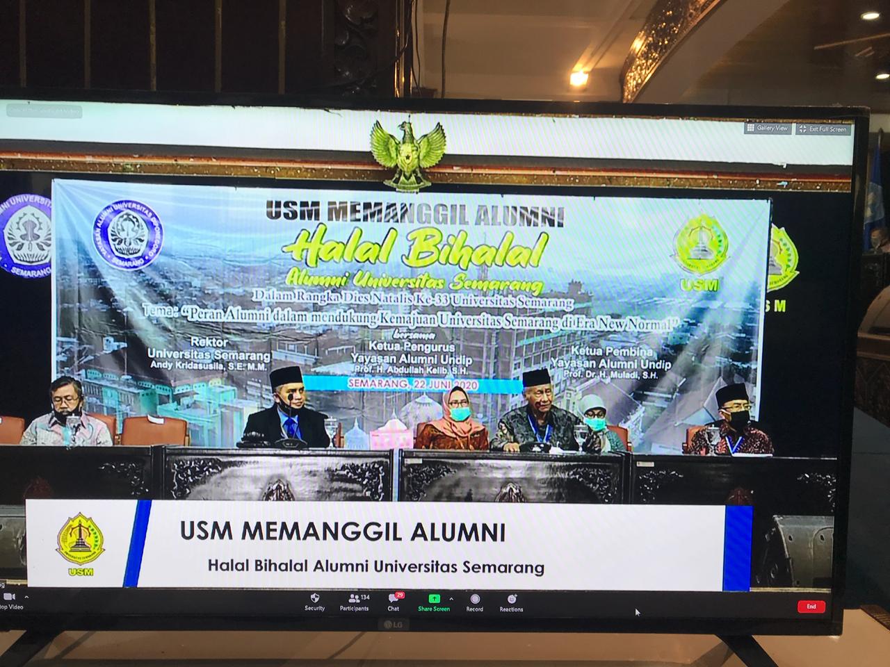 Halal Bi Halal Alumni USM Digelar Model Virtual Karena Pandemi