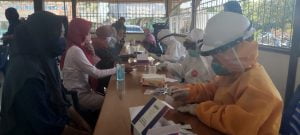 Tidak Ingin Coklit Jadi Penyebar Covid, Petugas Dirapit Tes