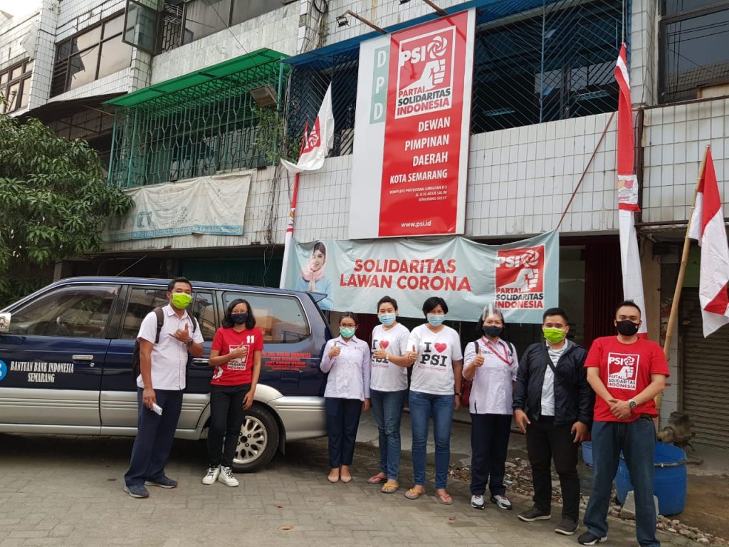 Wujud Solidaritas Dalam Perayaan HUT RI Ke-75, PSI Kota Semarang Gelar Donor Darah