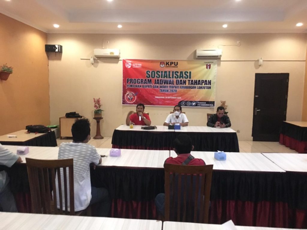 KPU Bersama PA GMNI Sosialisasikan Pilbup Grobogan 2020 Hingga ke Desa