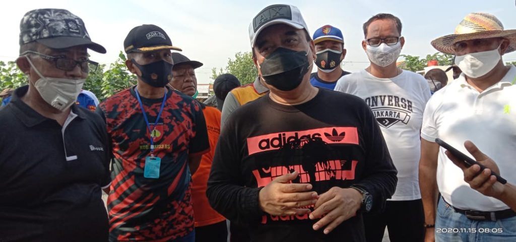 Menuju Kampung Bebas Covid-19 dan Cegah Banjir, Warga Bandarhajo Kerja Bakti Massal