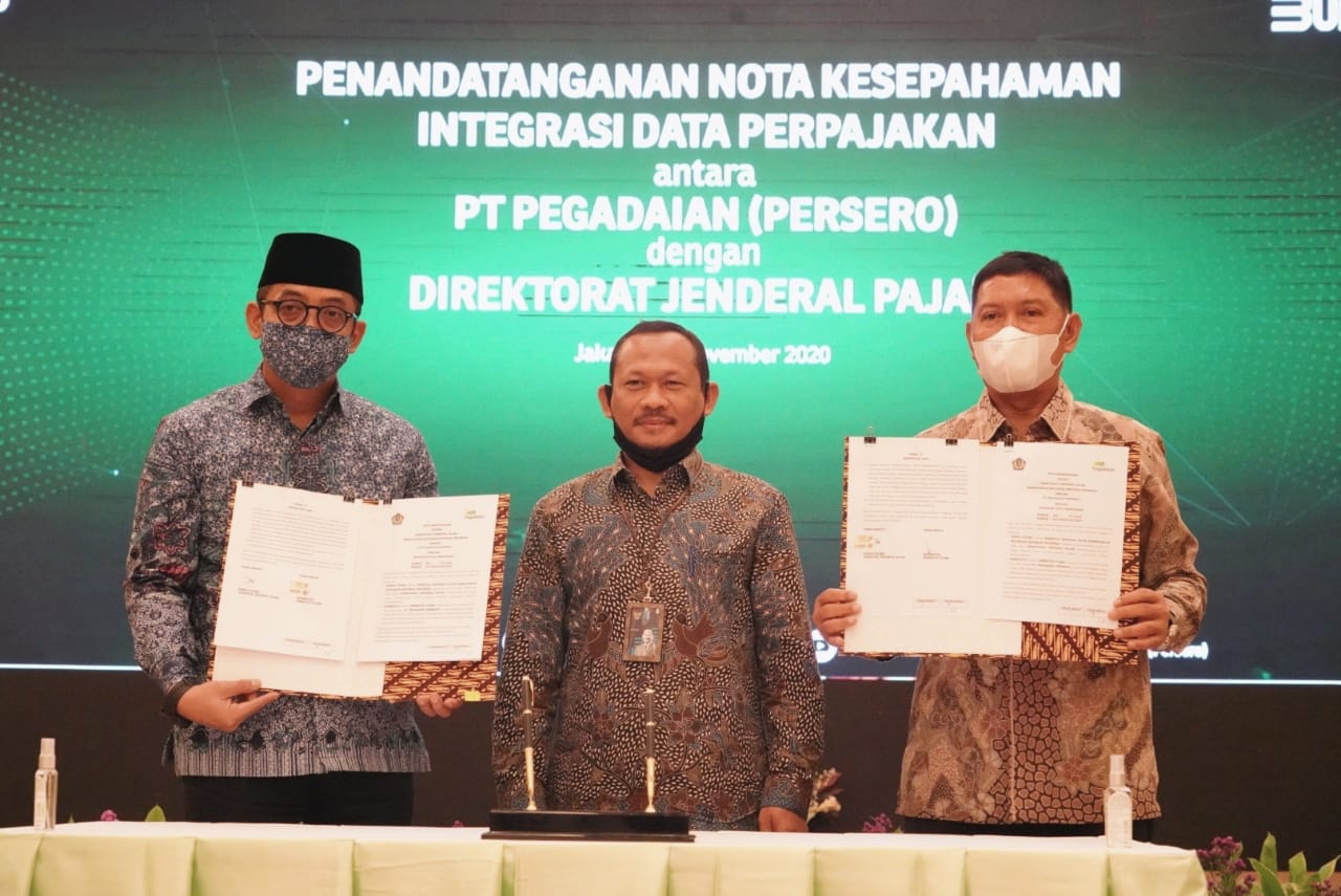 Pegadaian dan DJP Lanjutkan Kerjasama Integrasi Data Perpajakan