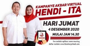 Hendi – Ita Gelar Kampanye Akbar Virtual, Ini Cara Daftarnya