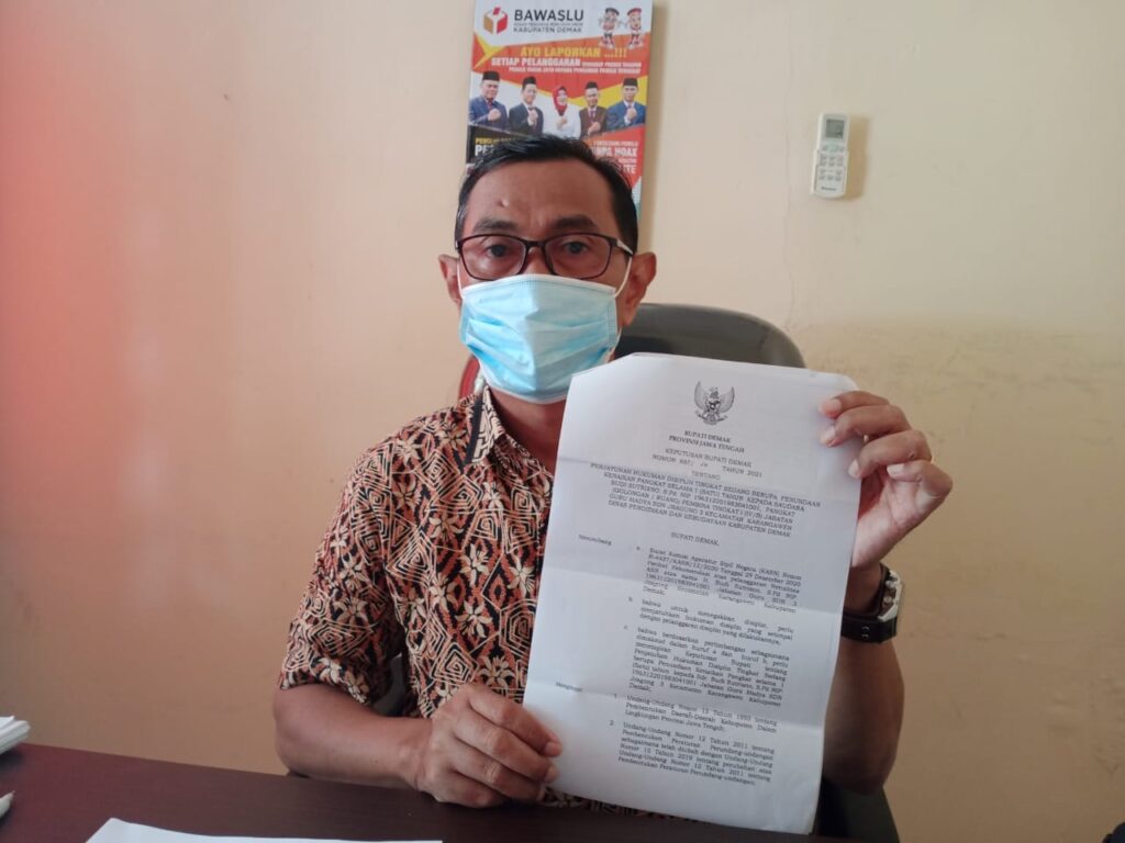 Bupati Demak Beri Sanksi PNS Yang Langgar Disiplin