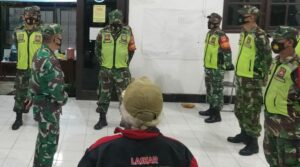 Koramil Semarang Barat, Gencar Patroli Cek Minimarket dan Pusat Keramaian