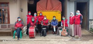 Team Sibat Desa Sirukem Sosialisasikan 5M Lewat Ngamen