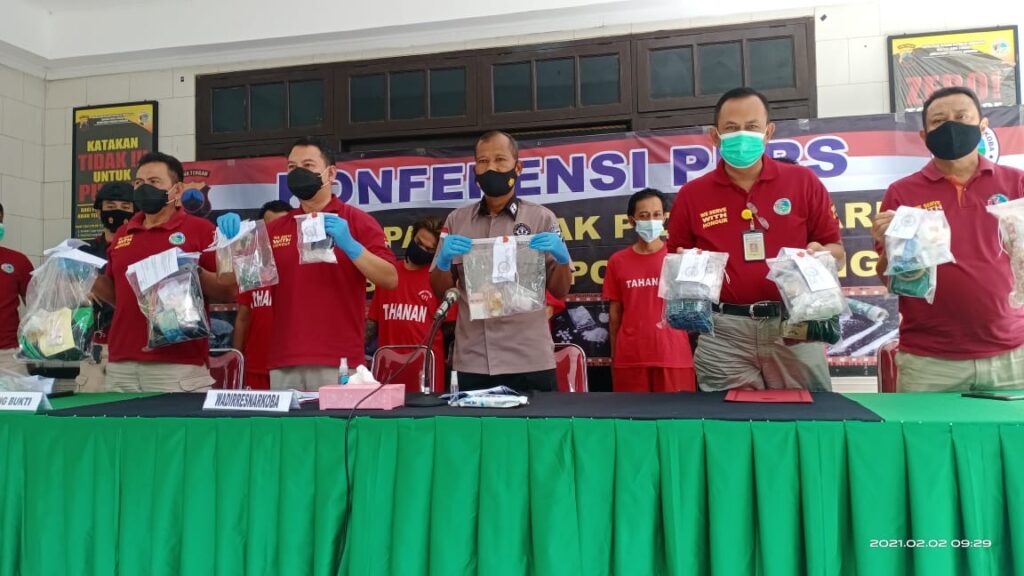 Diresnarkoba Polda Jateng: Bulan Januari 2021 Kasus Narkoba di Jawa Tengah Menurun 6 Persen