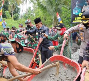Bupati Kebumen Buka TMMD Sengkuyung I Sidoagung Sruweng