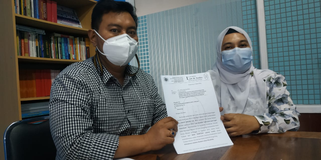 Dugaan Pelanggaran Kode Etik, Hakim PN Semarang Dilaporkan ke Bawas dan KY
