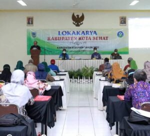 Sekda Kebumen Buka Lokakarya Kabupaten Kota Sehat