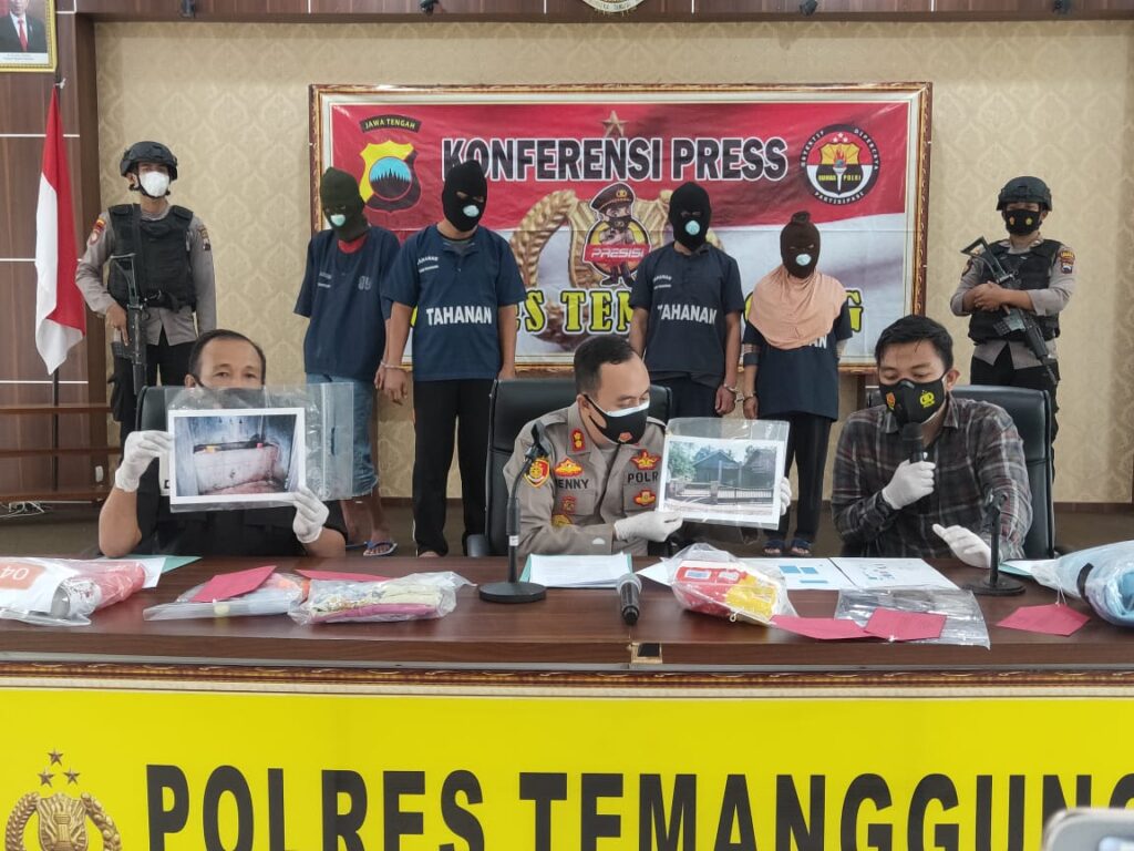 Polres Temanggung Ungkap Kasus Pembunuhan Anak di Desa Bejen, Empat Pelaku Berhasil Ditangkap