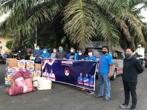 Lakukan Aksi Sosial, KNPI Kota Semarang Beri Bantuan Untuk Pasien Covid-19