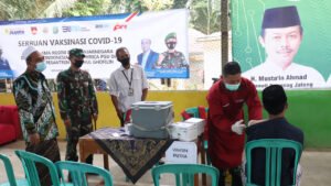 Kodim Banjarnegara Gelar Vaksinasi Di Pondok Pesantren Tanbihul Ghofilin