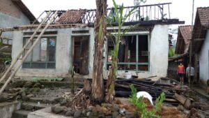 Rumah Aswen Karangkemojing Gumelar Terbakar, Diduga Akibat Korsleting Listrik