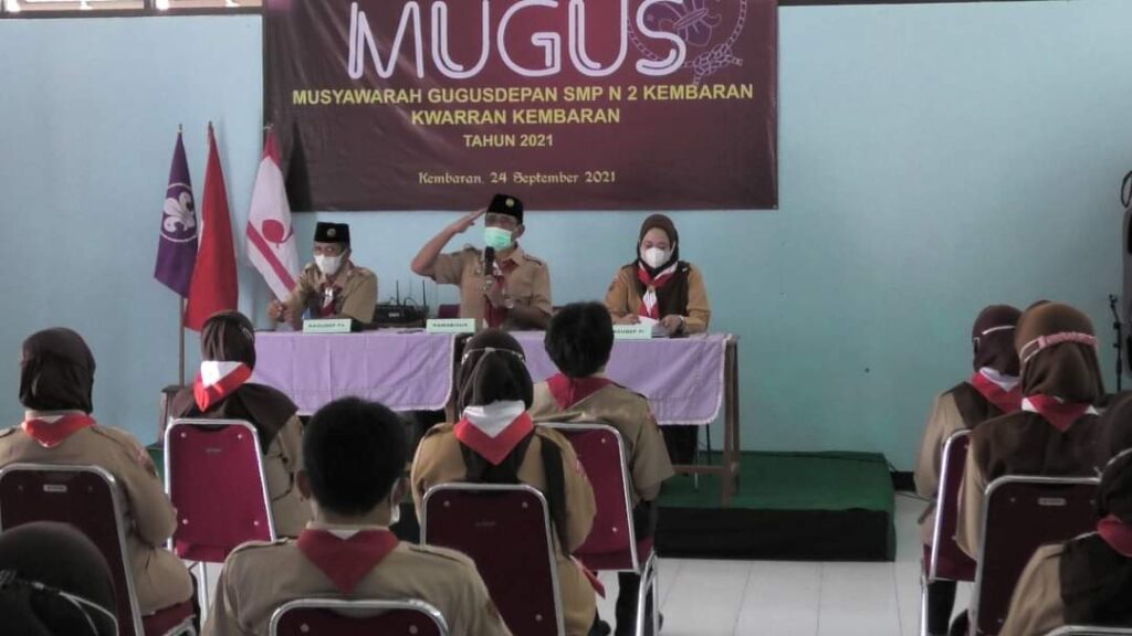 Musyawarah Gugus Depan SMPN 2 Kembaran, Pijakan Awal Meraih Prestasi